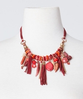 Stop And Look Beaded Necklace