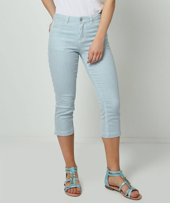 Stripe Capri Pants