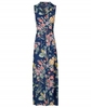 Tropical Floral Shirt Dress