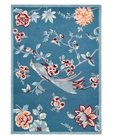 Tufted French Blossom Bird Rug (Medium)