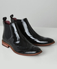 Ultimate High Shine Leather Chelsea Boots