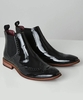 Ultimate High Shine Leather Chelsea Boots