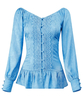 Vintage Jacquard Blouse