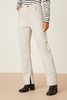Womens Petite Side Split Slim Jeans