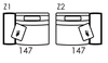Carla Modular 1.5 Seater Chair Unit With 1 Built-In Arm Cushion [Z1/Z2]