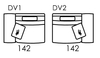 Carla Modular 1.5 Seater Chair Unit With 1 Wide Arm [DV1/DV2]
