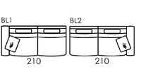 Carla Modular 3 Seater Sofa Unit With 1 Slim Arm [BL1/BL2]