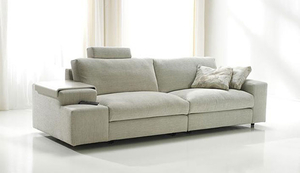 Carla Modular 3 Seater Sofa With 1 Stepped Arm And 1 Slim Arm [DS1+DL2]