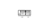 Carla Modular 4 Seater Sofa With 1 Stepped Arm And 1 Slim Arm [DS1+EL2]