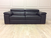 Fabio 3 Seater Sofa in Premium Leather 20JF With Adjustable Headrests