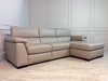 Francesca Leather Chaise Sofa with Recliner in 20JL
