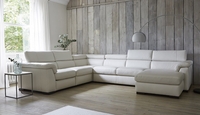 Francesca U-Shaped Corner Sofa with Left or Right Chaise [016/017+011+028+047/049]