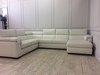 FRANCESCA U-SHAPED CORNER SOFA WITH RIGHT HAND FACING CHAISE,  1 X ELECTRIC RECLINER AND ADJUSTABLE HEADRESTS IN PREMIUM ITALIAN 20JH LEATHER
