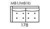 Hollie Modular 2 Seater Sofa With 1 Arm [MB1/MB2]