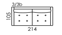 Hollie Modular 3 Seater Sofa With High Arms [3]