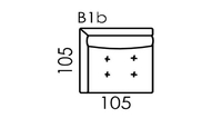 Hollie Modular Chair With 1 Arm [B1b/B2b]