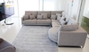 Hollie Modular Large Corner Sofa With Curved Chaise Longue [MBX1+MBX1+Y2]