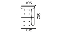 Hollie Modular Right Sided Chaise Longue [RH2]