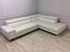 Milano Right Corner Chaise Sofa in Discontinued Italian Leather