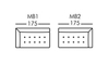 Morellia Modular 2 Seater Sofa Unit With 1 Arm [MB1/MB2]