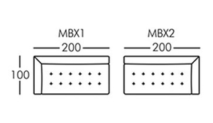 Morellia Modular 3 Seater Sofa Unit With 1 Arm [MBX1/MBX2]