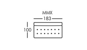 Morellia Modular 3 Seater Sofa Unit With No Arms [MMX]