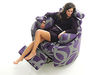 Orbit Fabric Recliner (Fabric Relax Armchair )