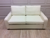 Sandhurst 3 Seater Sofabed in Winchester White Leather