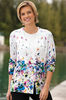 Fine-Gauge Three-Button Cardigan