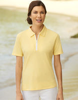 Quarter-Zip Short-Sleeved Tee