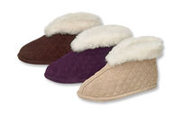 Quilted Shearling Bootie