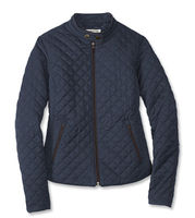 Quilted Zip-Front Microfibre Jacket