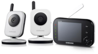 Samsung SEW-3036W Video Baby Monitor Extra Camera Bundle
