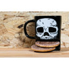 50Fifty Brew Buddies Skull Mug - Black