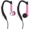 iHip Active Sports Earphones with Mic and Remote - Pink