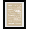 Pasta Types - Collector Print - 30 x 40cm