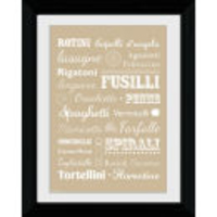 Pasta Types - Collector Print - 30 x 40cm