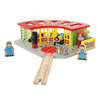 Bigjigs Rail Five Way Engine Shed
