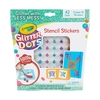 Crayola Glitter Dots Stencil Stickers