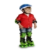 Elektra Quad Boot Adjustable Medium Black & Green 13J-2 - Skates