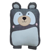 Embroidered Bear Cushion