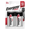 Energizer Max D 2 Pack