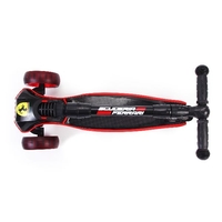 Ferrari Foldable Led Twist Scooter - Black