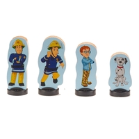 Fireman Sam Wooden 4-Figure Pack