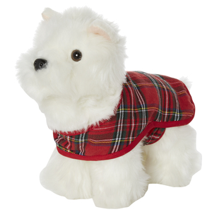 Hamleys 30cm Tartan Westie Soft Toy