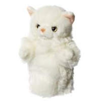 Hamleys® Arthur White Cat Hand Puppet