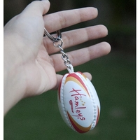 Hamleys Rugby Keychain White Asst