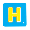 Hamleys Wooden Letter H