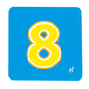 Hamleys Wooden Number 8