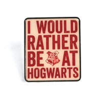 Harry Potter Hogwarts Slogan Enamel Badge